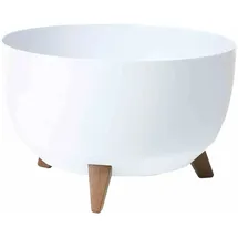 Siena Garden Oslo Ø 40 x 26,5 cm Weiß