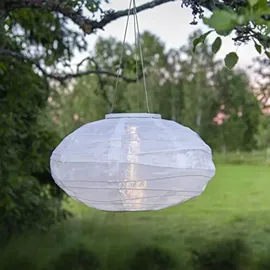 Star Trading Lampion Solar 35 x 19 cm 1 Stück weiß