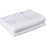 Zoeppritz Soft-Fleece Decke 180 x 220 cm white