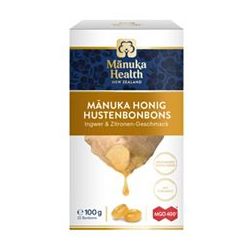 MANUKA HEALTH Hustenbonbons Ingwer-Zitrone MGO 400+ 2x 22 Stück