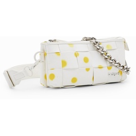 Desigual Women's BOLS_New Splatter DORT Accessories PU Across Body Bag, Yellow