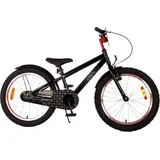 tpfsports Spider-Man Kinderfahrrad - Jungen - 20 Zoll - Rücktritt + Handbremse - Mattschwarz