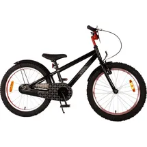 tpfsports Spider-Man Kinderfahrrad - Jungen - 20 Zoll - Rücktritt + Handbremse - Mattschwarz