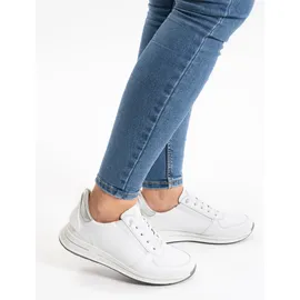 ARA Osaka Damen Slip-Ons Silber/Weiß 42,5