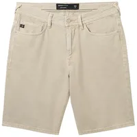 Tom Tailor DENIM Herren Lockere Jeans Shorts, grau, Uni,