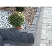 EHL Palisade Rechteck Anthrazit 40 cm x 16,5 cm x 12 cm