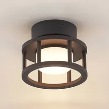 LUCANDE Deckenlampe Berenike Aluminium Ø 17 cm 1-flammig GX53 grau