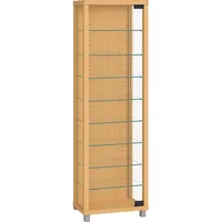 VCM Holz Glas Stand Vitrine Sammelvitrine Edana Maxi