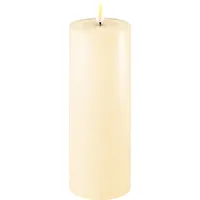 Deluxe Homeart Stumpenkerze LED 7,5 cm Ø 20 cm creme