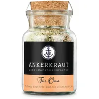 Ankerkraut Für Oma Gewürz, Würzige Zutaten für Eintopf, Sonderedition als Geschenk für die Großmutter, mit Pfeffer, Karotte und Knoblauch, 90 g im Korkenglas