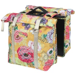 Basil Gepäckträgertasche, DoppelpacktascheBloom Field MIK gelb