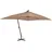 mit Holzmast 400 x 300 cm Taupe