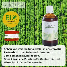 annumisia® Artemisia Annua Pflanzenauszug 100 ml - Einjähriger Beifuß hochkonzentriert - ohne Zusatzstoffe,