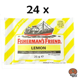 Fisherman's Friend Lemon ohne Zucker Lutschtabletten 24 St./ 600,0 g, 24 St.