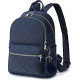 Cityrucksack, Rucksack Damen Klein, Cityrucksack Nylon Wasserdicht Rucksäcke, Für Schule Travel Wandern Arbeit - Blau