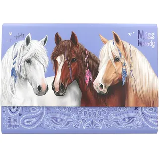 DEPESCHE 12934 Miss Melody Briefpapier in Fächermappe, Bandana