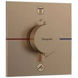 Hansgrohe ShowerSelect Comfort E UP, f 2 Verbraucher, brushed bronze