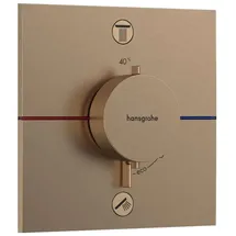 Hansgrohe ShowerSelect Comfort E UP, f 2 Verbraucher, brushed bronze