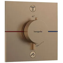 Hansgrohe ShowerSelect Comfort E UP, f 2 Verbraucher, brushed bronze