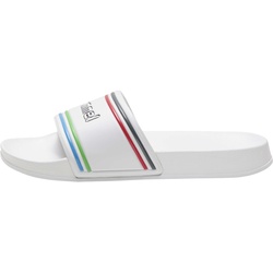 hummel Pool Slide Retro Badelatschen white 42