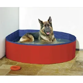 Karlie Doggy Pool Hundepool 120 cm Blau/Rot