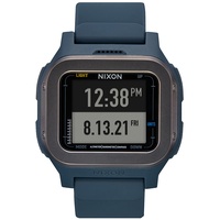 Nixon Herren Digital Quarz Uhr mit Silikon Armband A1324-307-00