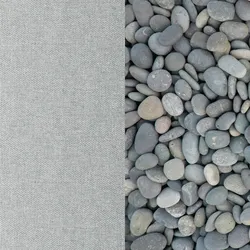Muster Relax-Canvas Kieselgrau