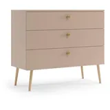 Möbel Kraft Kommode 100 x 85 cm Beige