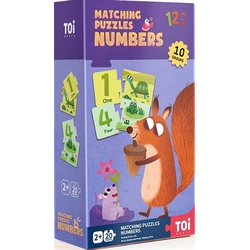 Toi World Educational Puzzle 20 pcs. XL Learn Numbers in English 2+ Years - TK089