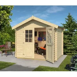 Weka Gartenhaus 209 Gr. 1.5 2,88 x 2,34 m natur Doppeltür