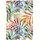 Pergamon Designer Teppich Faro Tropical Bunte Zweige Bunt 200x290cm