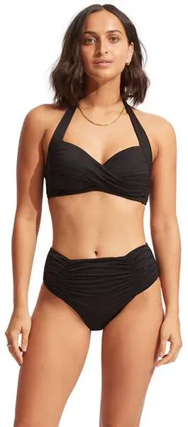 SEAFOLLY Damen Bikinioberteil Seafolly Collective, Black, 42