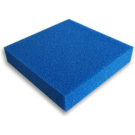 Wiltec Filtermatte Schaumstoff 50 x 50 x 10 cm grobe Porung 10 ppi für Teichfilter Aquarienfilter Filter