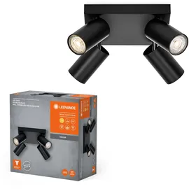 LEDVANCE LED SPOT OCTAGON PL 4 x 3,4W, GU10 920lm, schwarz,