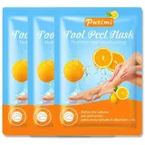 P-Beauty Cosmetic Accessories Fußmaske Fusspeeling Fußpflege Anti Hornhaut Socken Hornhautentferner mit Lemon, 3-tlg., 1 Paar, 3 Paar oder 5 Paar