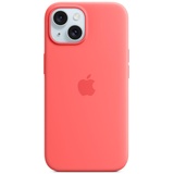Apple Silikon Case mit MagSafe für iPhone 15 Guave (MT0V3ZM/A)
