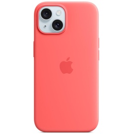 Apple Silikon Case mit MagSafe für iPhone 15 Guave (MT0V3ZM/A)