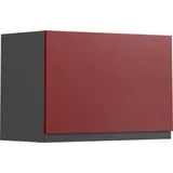 Vicco Hängeschrank flach Küchenschrank Küchenmöbel R-Line J-Shape Anthrazit Rot 60 cm modern