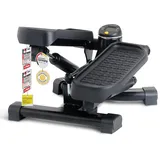 Sportplus 2-in-1 Mini-Stepper Mit Patentierter Umschalttechnik, Swing- und Auf-und-Ab-Stepper in Einem Gerät, Bis 100kg, Verschleißfreie Hydraulik-Zylinder
