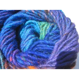 Wolle, Strickgarn, Kureyon von Noro Kureyon - Aqua/ Purple (# 40)