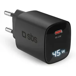 SBS TETRGAN1C45W Indoor, AC Schwarz