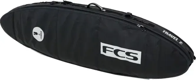 FCS TRAVEL 2 FUN BOARD Surfcover 2026 black/grey - 7,0