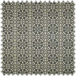 AKTION Landhaus Möbelstoff Messina Ornament Grau