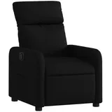 vidaXL Relaxsessel Schwarz Stoff