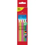 Faber-Castell Jumbo Grip Neon Buntstiftetui 5 St.