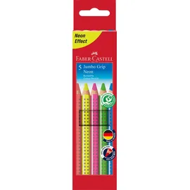 Faber-Castell Jumbo Grip Neon Buntstiftetui 5 St.