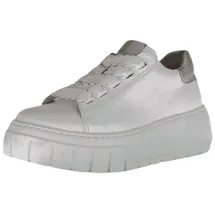 Gabor Sneaker in Weiß/Silber | Gr.: 38,5