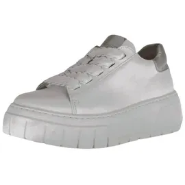Gabor Sneaker in Weiß/Silber | Gr.: 38,5