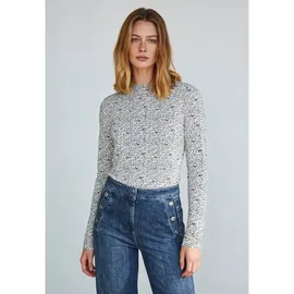 More & More Langarmshirt Herzchen Grau 46