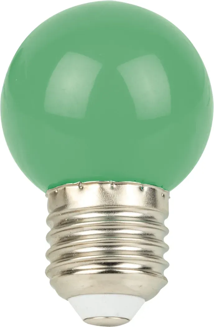 Showgear G45 LED Bulb E27 1 W - grün - nicht dimmbar